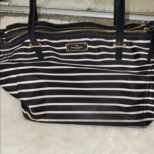 Kate spade stripped bag